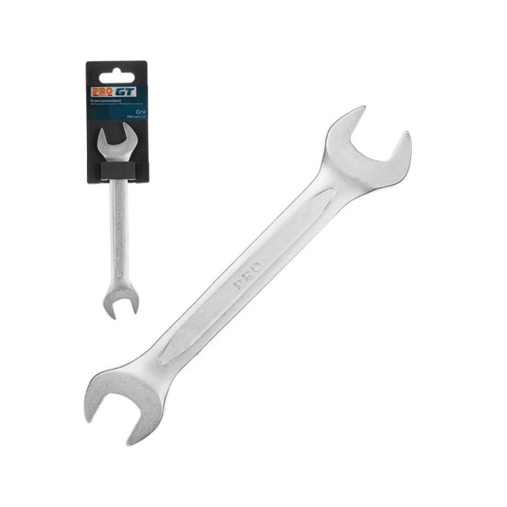 Ключ рожковый Pro Startul GT PRO-843032, двусторонний, размер 30х32 мм, хромованадиевая сталь, антикоррозийное покрытие