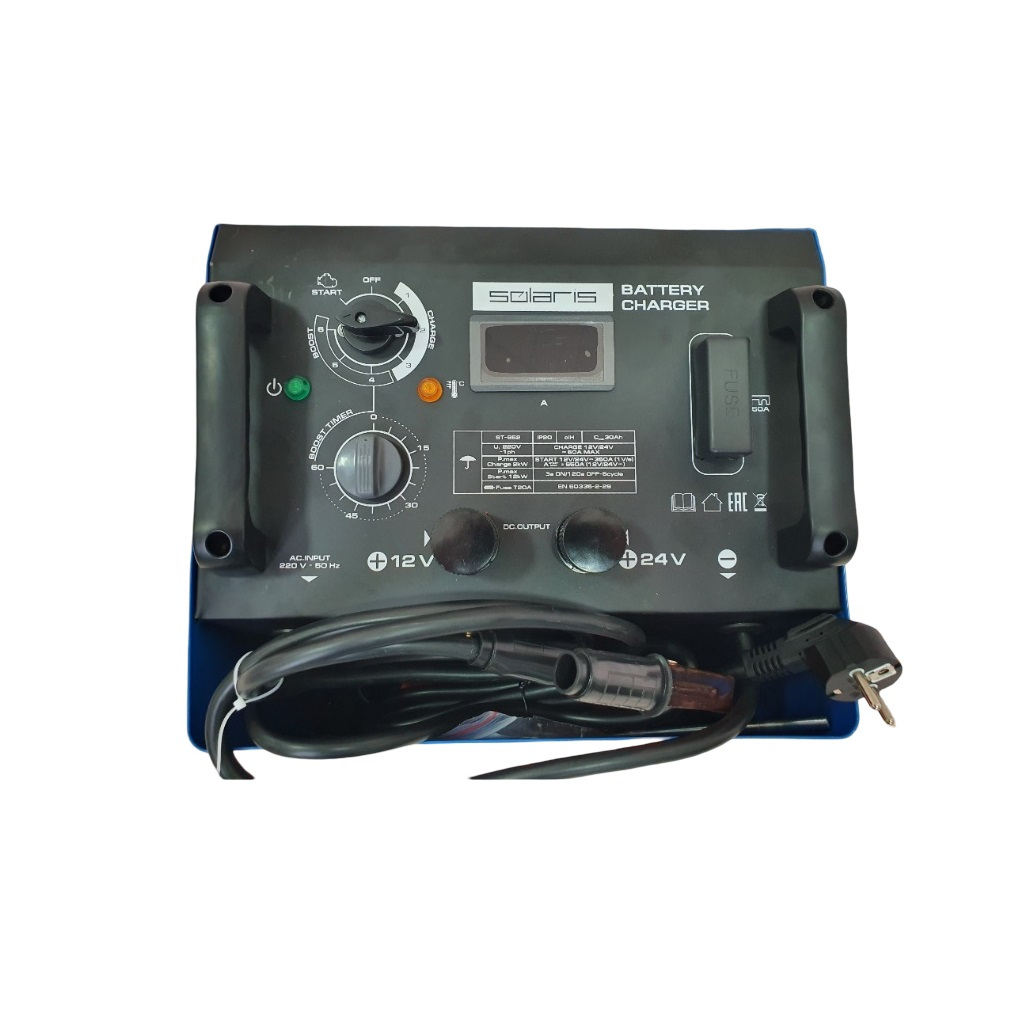 Пуско-зарядное устройство Solaris ST-402, SL2915-7, 12В/24В, 350А/650А