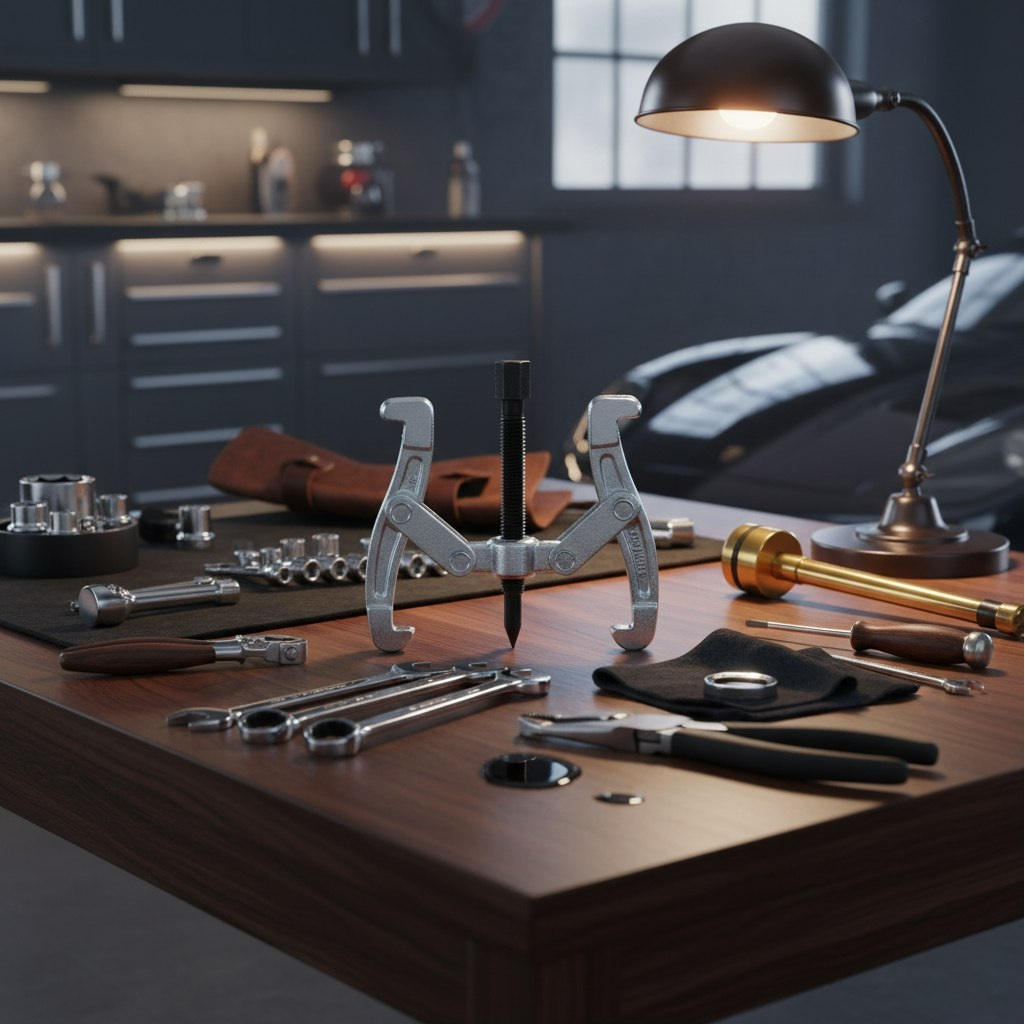 Съемник подшипников Волат 23080-04, двухзажимной, для общестроительных работ