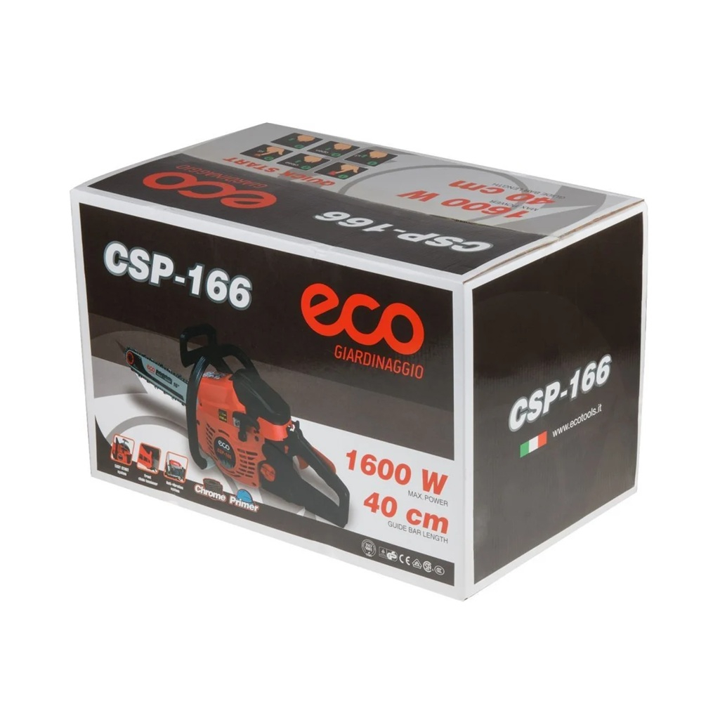 Бензопила Eco CSP-166, шина 40 см, 3/8
