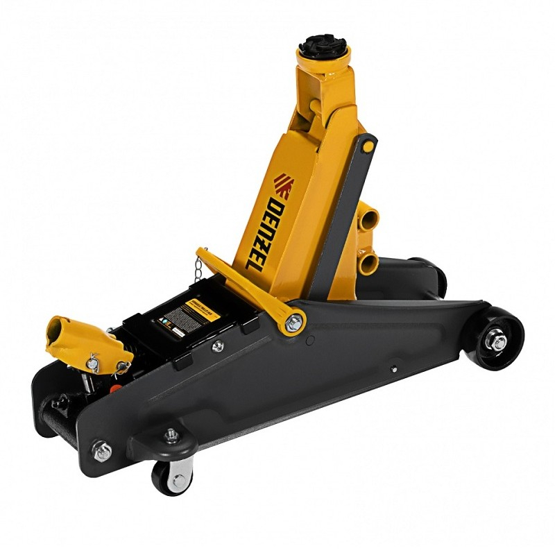 Домкрат Denzel гидравлический подкатной, 2.8 т 51155