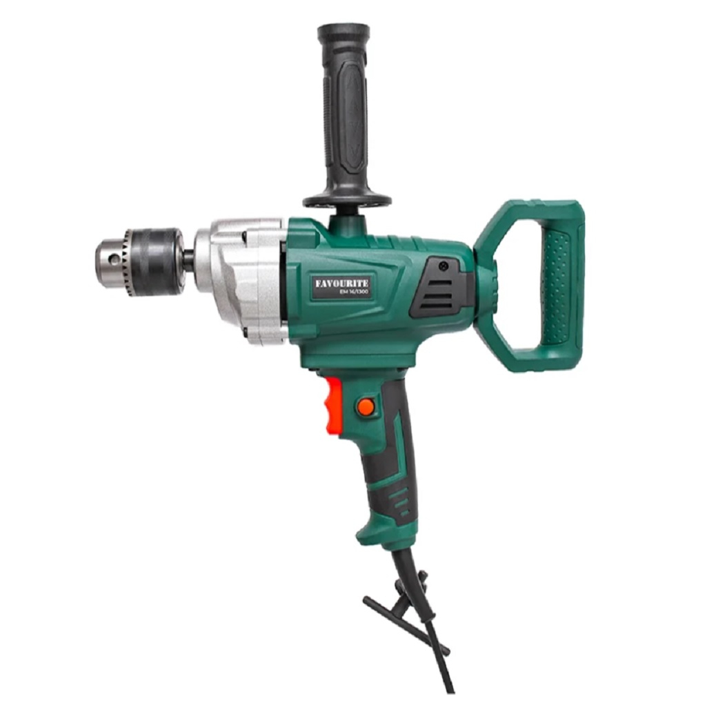 Дрель-миксер электрическая Favourite EM 16/1300, ключевой патрон, 1300 Вт