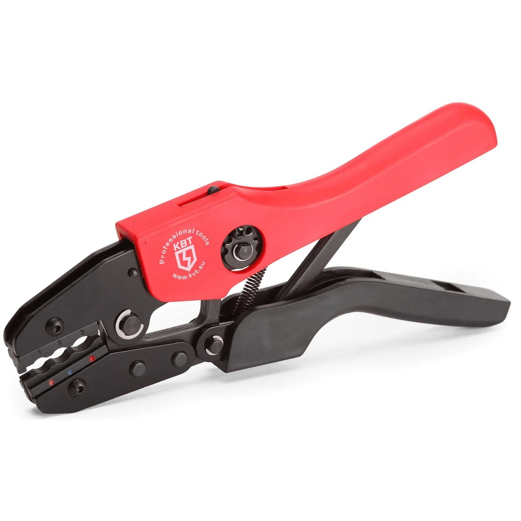 Ручные пресс-клещи КВТ СТК+4 75907, в сумке, набор, в наборе 5 штук