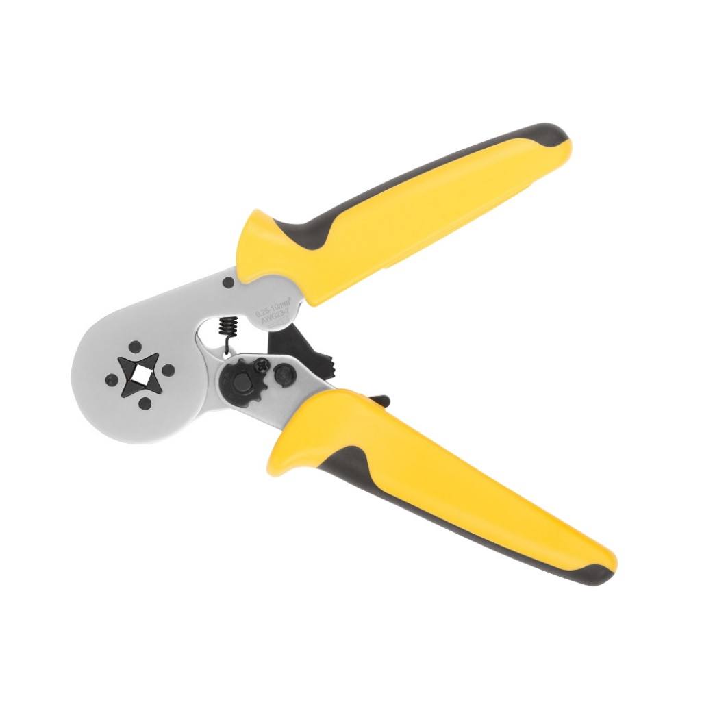 Пресс-клещи для обжима втулочных наконечников FIT 60072, 0.25-10 мм, прорезиненные ручки, 175 мм