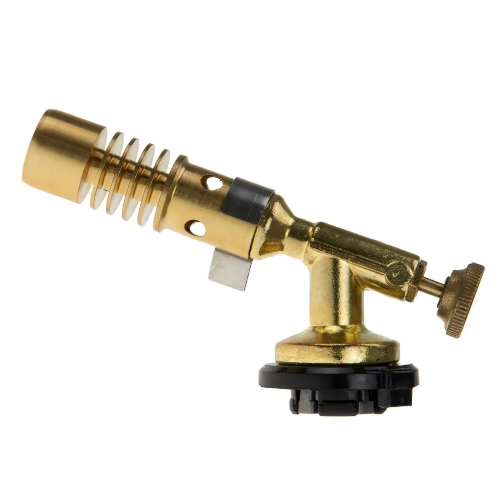 Горелка газовая Tulips Tools IG13-058, для цангового баллона, латунь