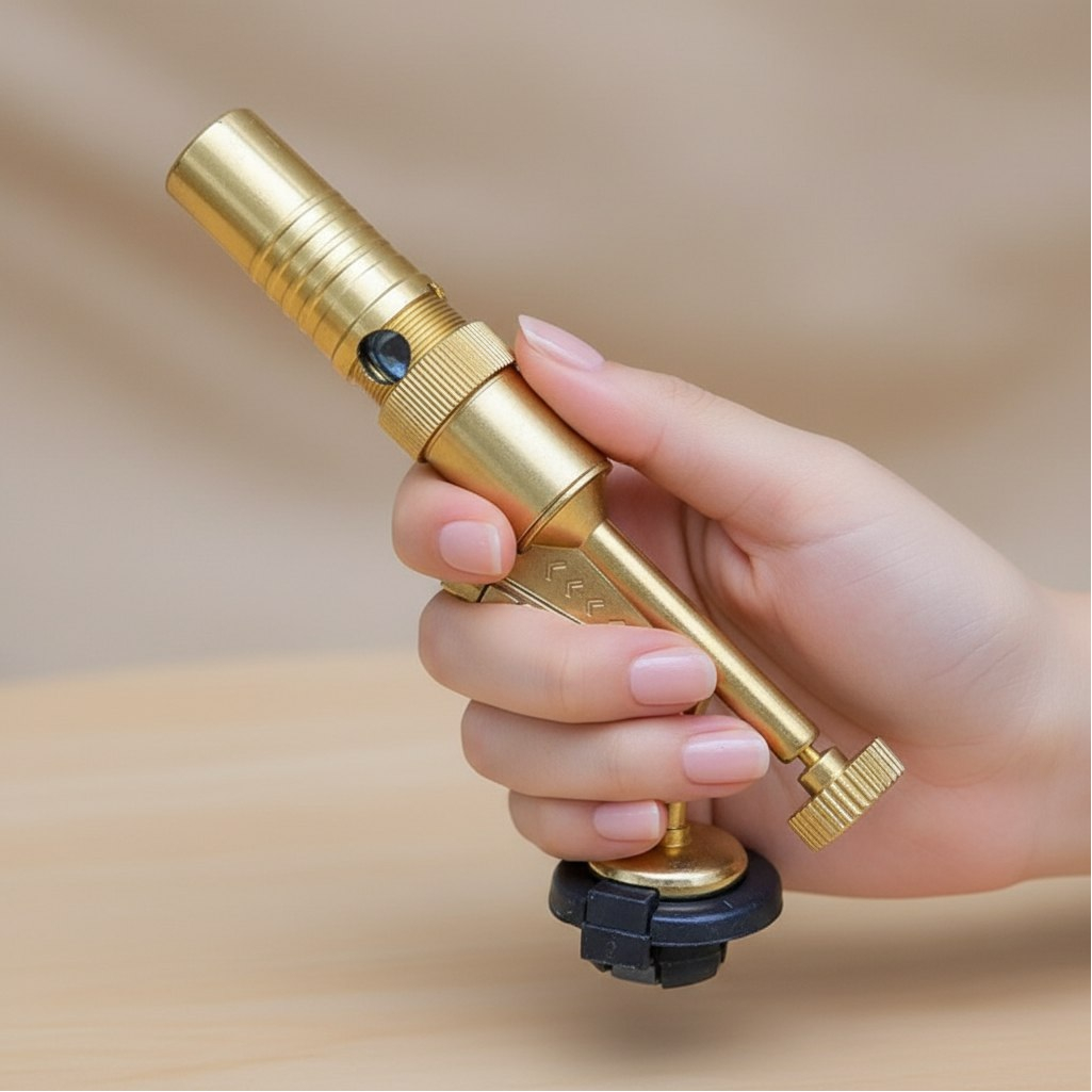 Газовая горелка ZR-808 Перевертыш, с пьезоподжигом, регулировка мощности