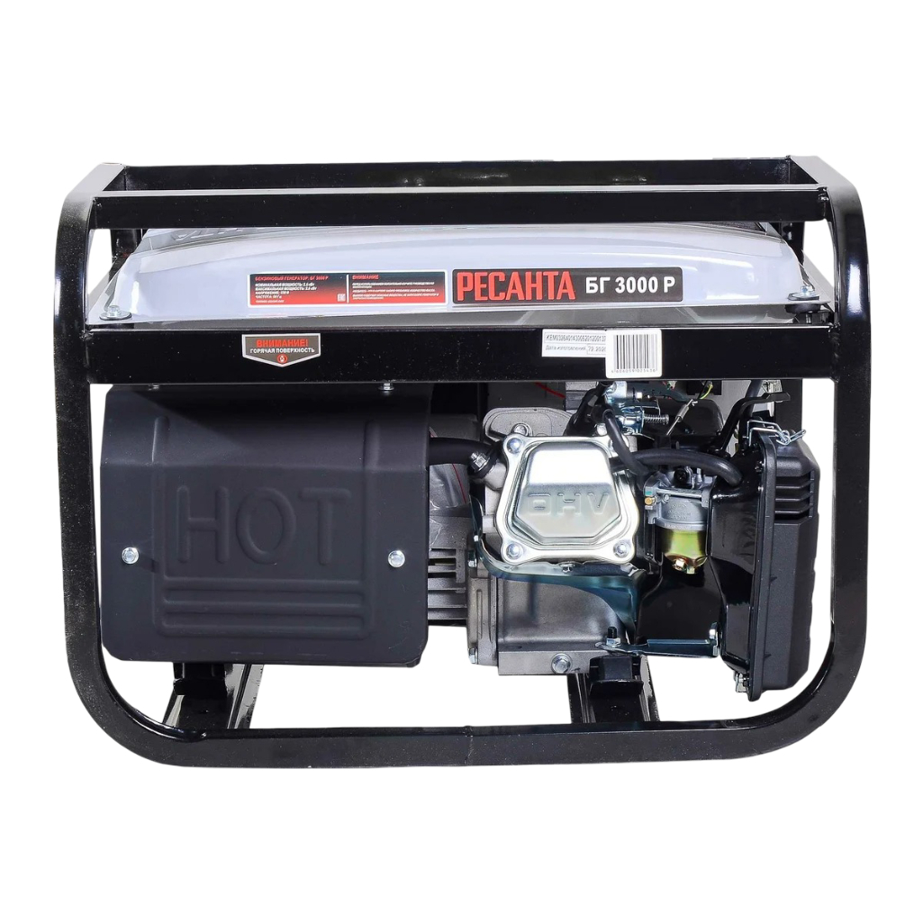 Генератор бензиновый Ресанта БГ 3000 Р 2.5 кВт, синхронный, резервный