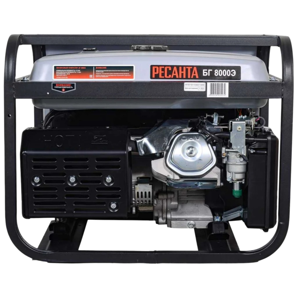 Генератор бензиновый синхронный Ресанта БГ 8000 Э, 6.5 кВт