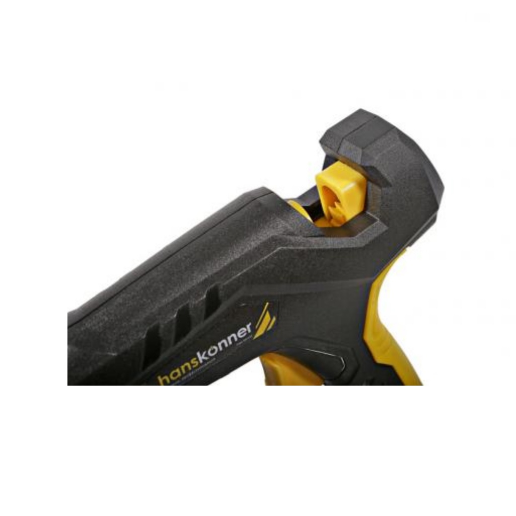 Пистолет клеевой Hanskonner HGG11100, 100 Вт, 2 сменных сопла, 4 стержня диаметром 11 мм