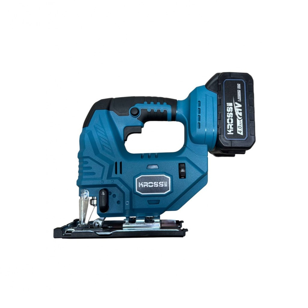 Лобзик аккумуляторный Kross KLi21JS, 21 В, 2 акк. х 4.0 Ah+з.у.