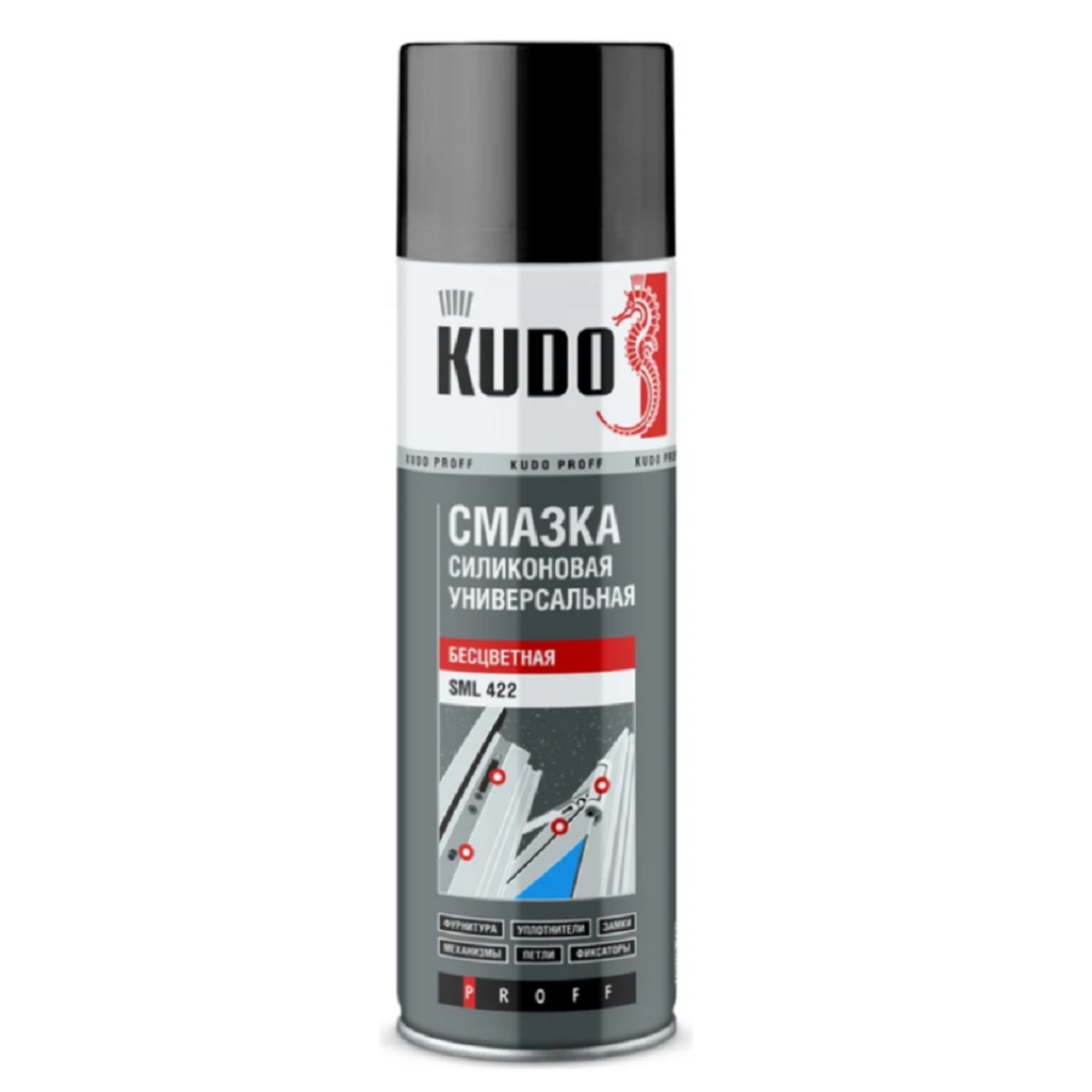 Смазка Kudo SML-422, универсальная, силиконовая, аэрозоль, 650 мл