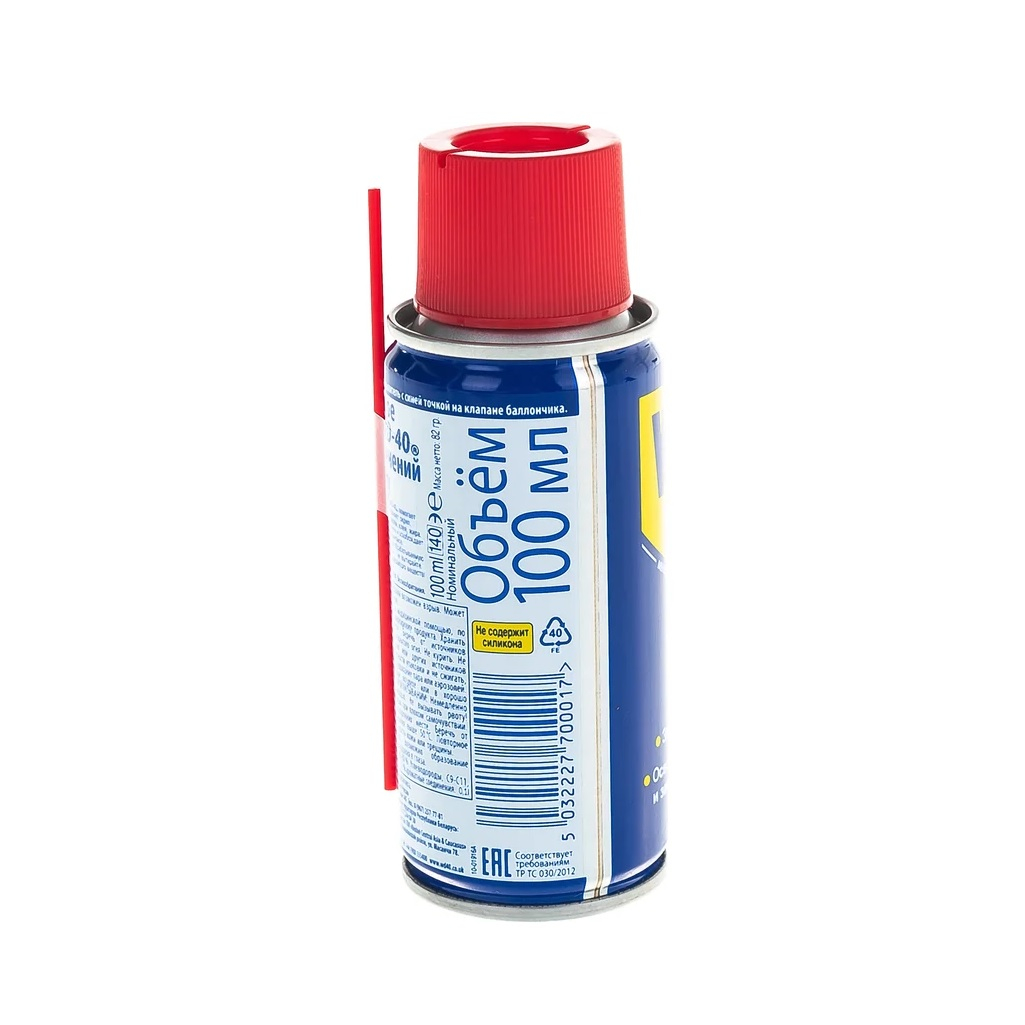 Средство смазочное WD-40, универсальное, аэрозольный баллон, 100 мл