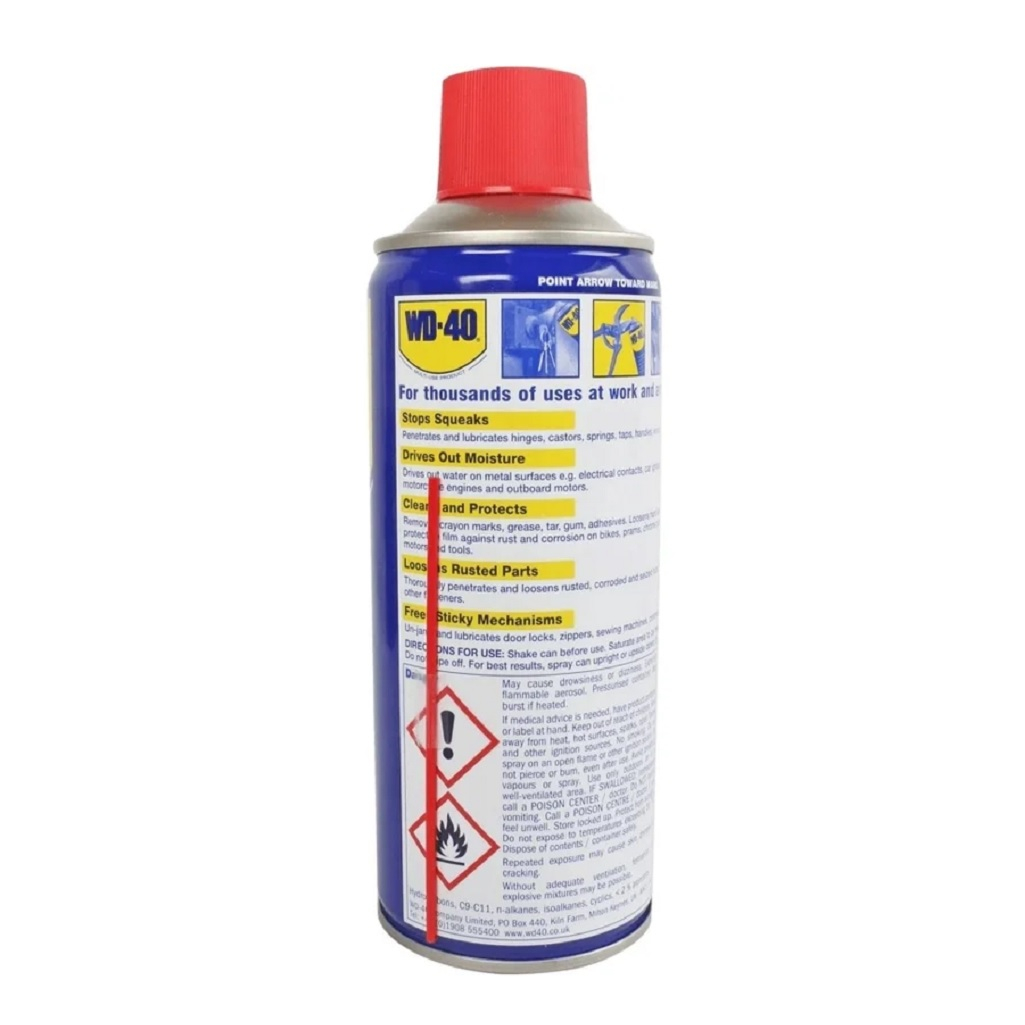 Средство смазочное WD-40, универсальное, аэрозольный баллон, 330 мл
