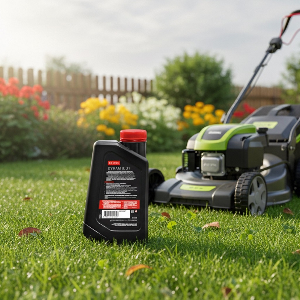 Масло минеральное Rezoil Dynamic 03.008.00004, двухтактное, для садовой техники, 0.946 л