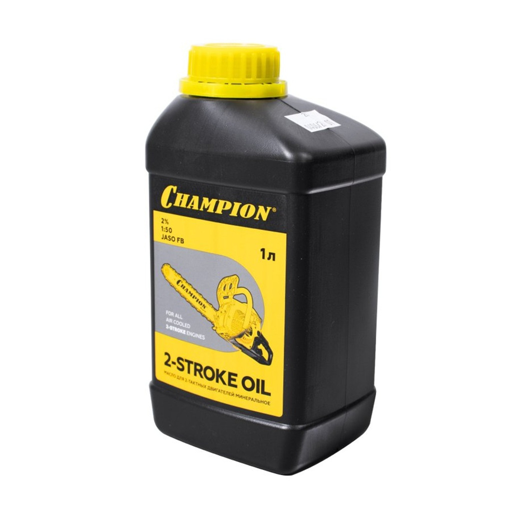Масло минеральное Champion JASO FB 2-STROKE OIL для 2-тактных двигателей, 1 л