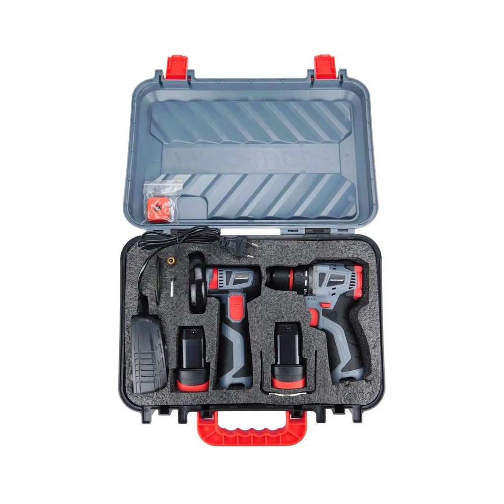 Набор аккумуляторного инструмента Procraft ProfiSet 2B16: УШМ+шуруповерт, 16 В 2акк. х 2Ah+з.у