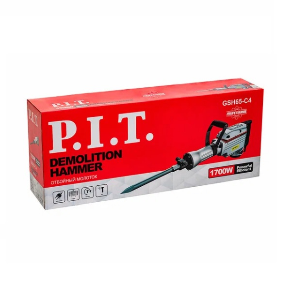 Молоток отбойный P.I.T. GSH65-C4 1.7кВт 42Дж