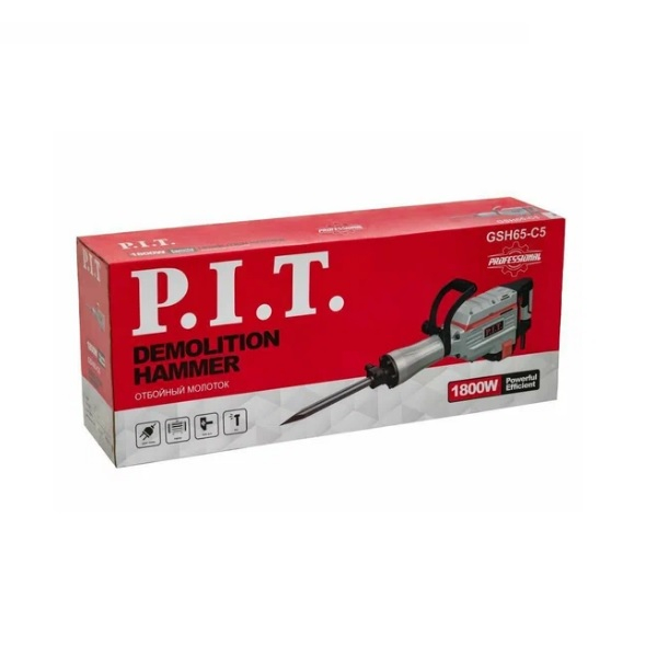 Молоток отбойный P.I.T. GSH65-C5 1.8кВт 45Дж