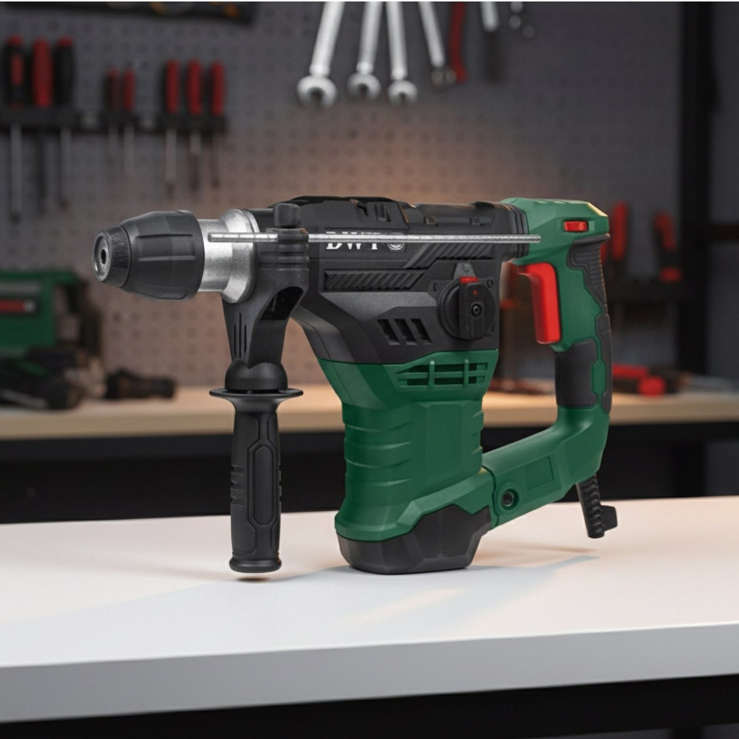 Перфоратор DWT BH15-32 V BMC, щеточный двигатель, хвостовик SDS-Plus, 1500 Вт