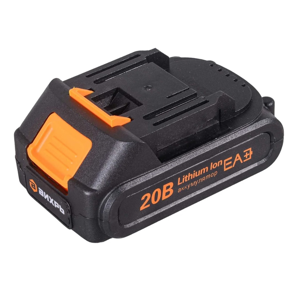 Аккумуляторная сабельная пила Вихрь АСП-20Li, 20 В, 1 аккумулятор, 2.0 Ah, зарядное устройство