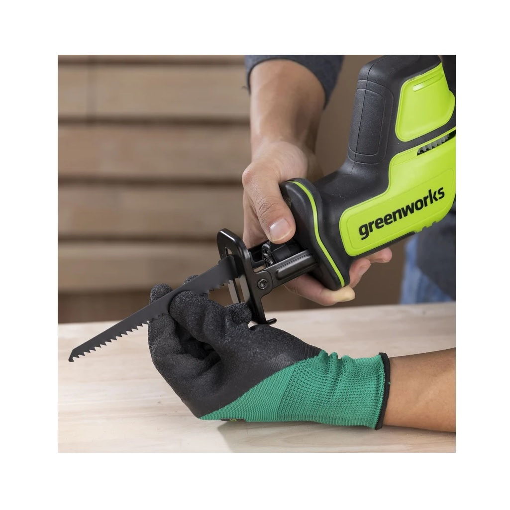 Пила сабельная аккумуляторная Greenworks GPT-CRS-25, 24В, 1 акк. х 4.0 Ah + зарядное устройство