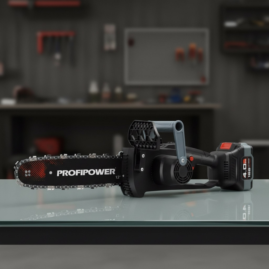 Пила цепная Profipower MKDUC-20B, E0114M1 аккумуляторная, 20В, 1 акк, 4.0 Ah, з.у.