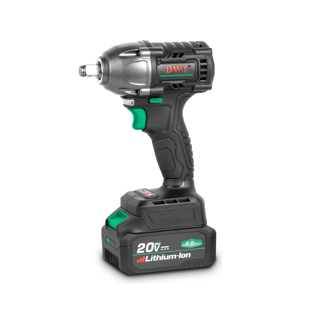 Гайковерт аккумуляторный DWT ABWP-20 HDN-4C2 BMC, регулировка скорости, реверс, подсветка