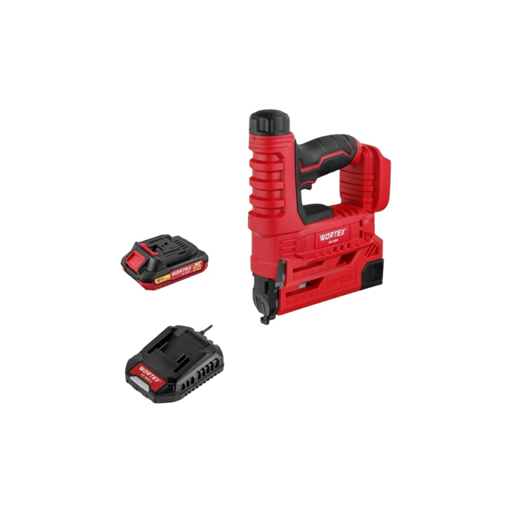 Аккумуляторный гвоздезабиватель Wortex NG 1830, 18В, 1 аккумулятор, 2.0Ah, зарядное устройство