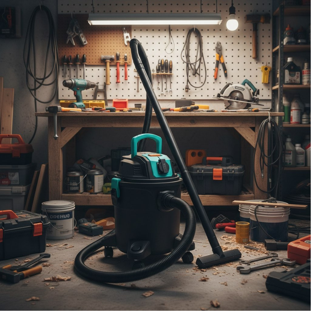 Пылесос промышленный Sturm VC1420, сухая уборка, с мешком, 1400 Вт