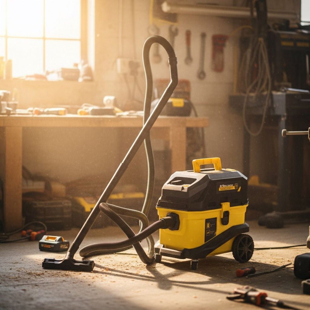 Пылесос строительный Hanskonner HVC1630, сухая и влажная уборка, 30 л, 1600 Вт