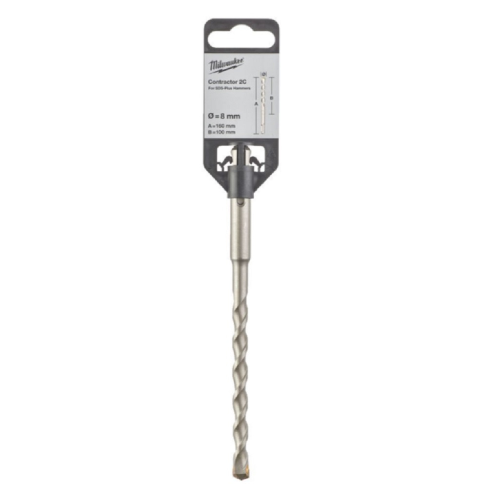 Бур Milwaukee Contractor, 4932471228, хвостовик SDS+, 8х160 мм