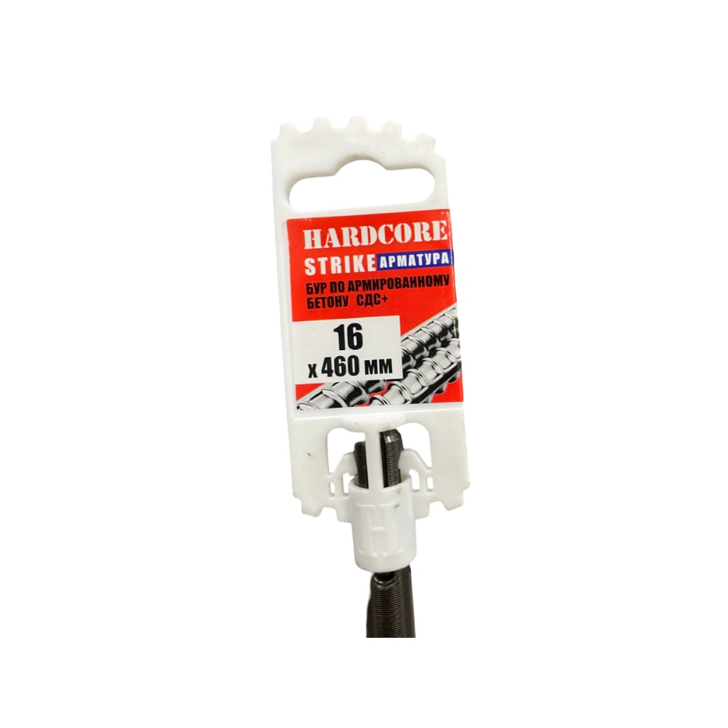 Бур по армированному бетону Hardcore SDS-plus, 16х460 мм, 131646