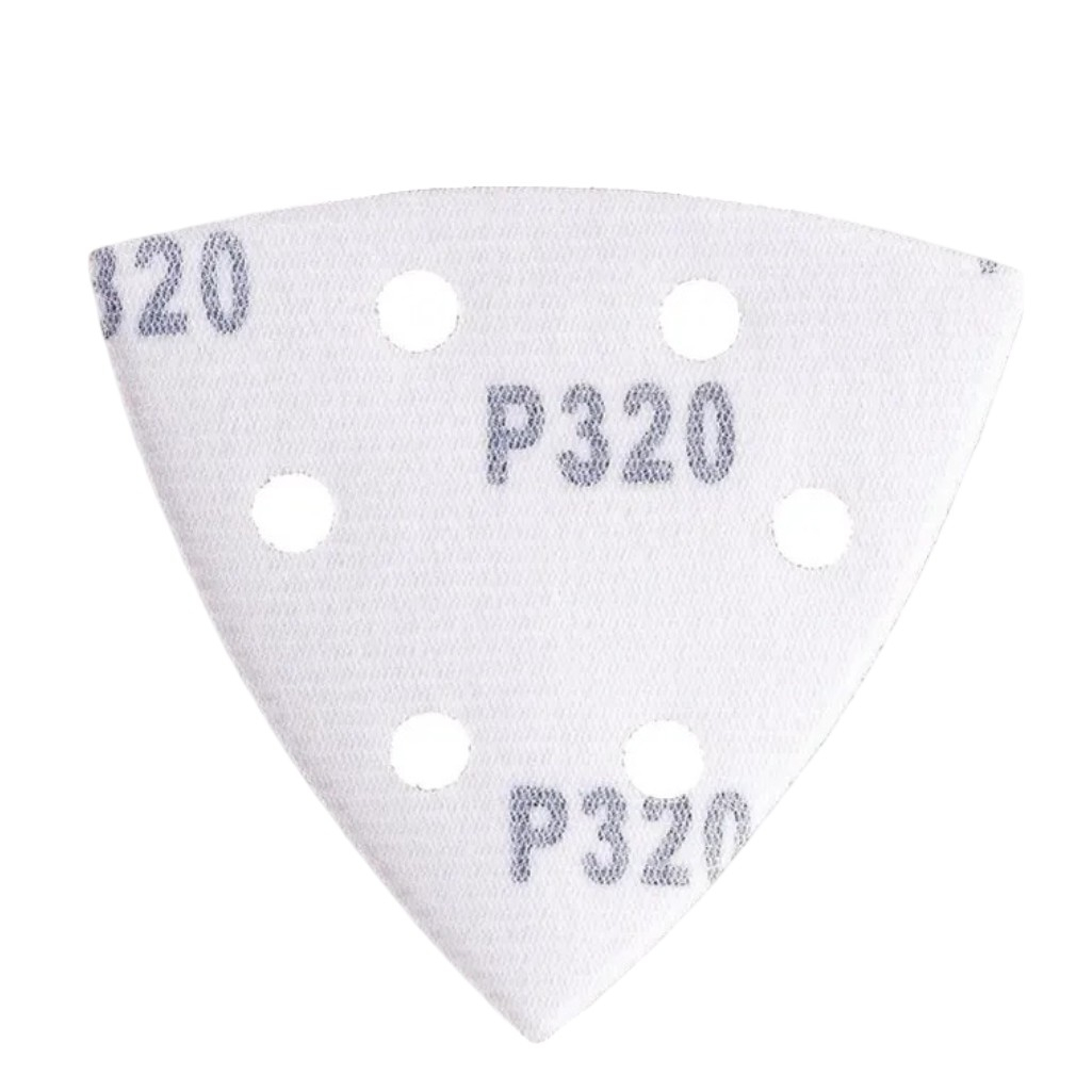 Лист шлифовальный Gepard GP5006-320, перфорированный, размер 93 мм, самоцепляющийся, Р320, в упаковке 5 шт