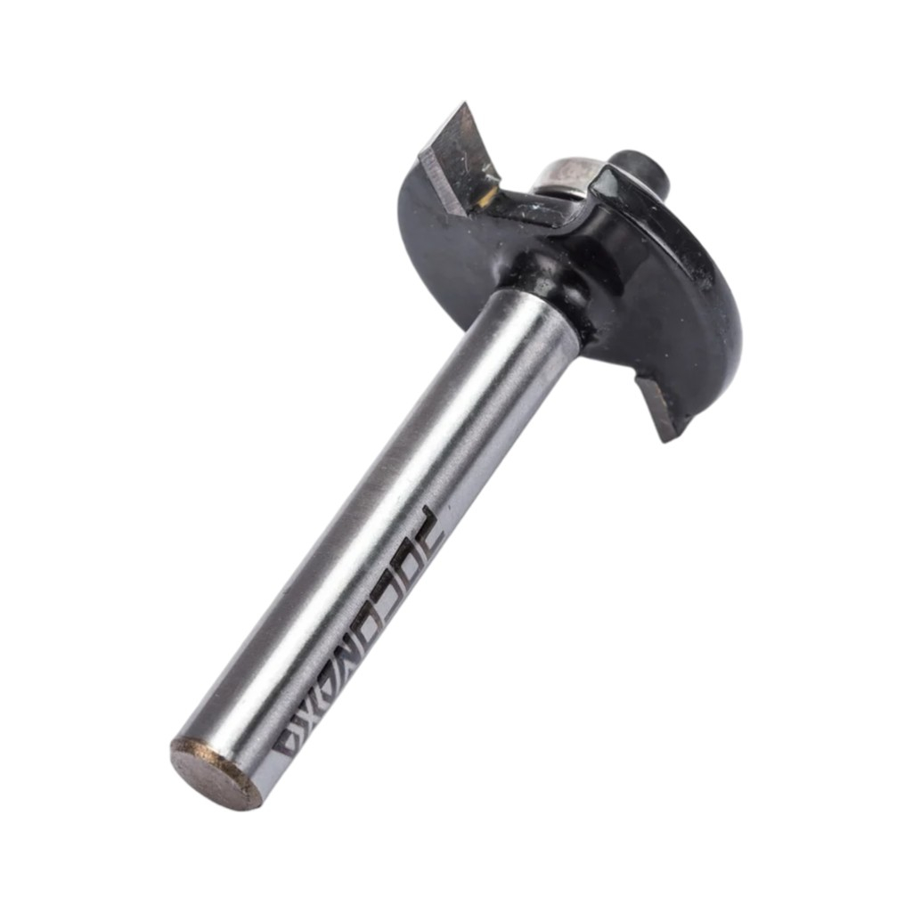 Фреза концевая Росомаха, d8 мм, D33 мм, H5 мм, кромочная с нижним подшипником, 802305