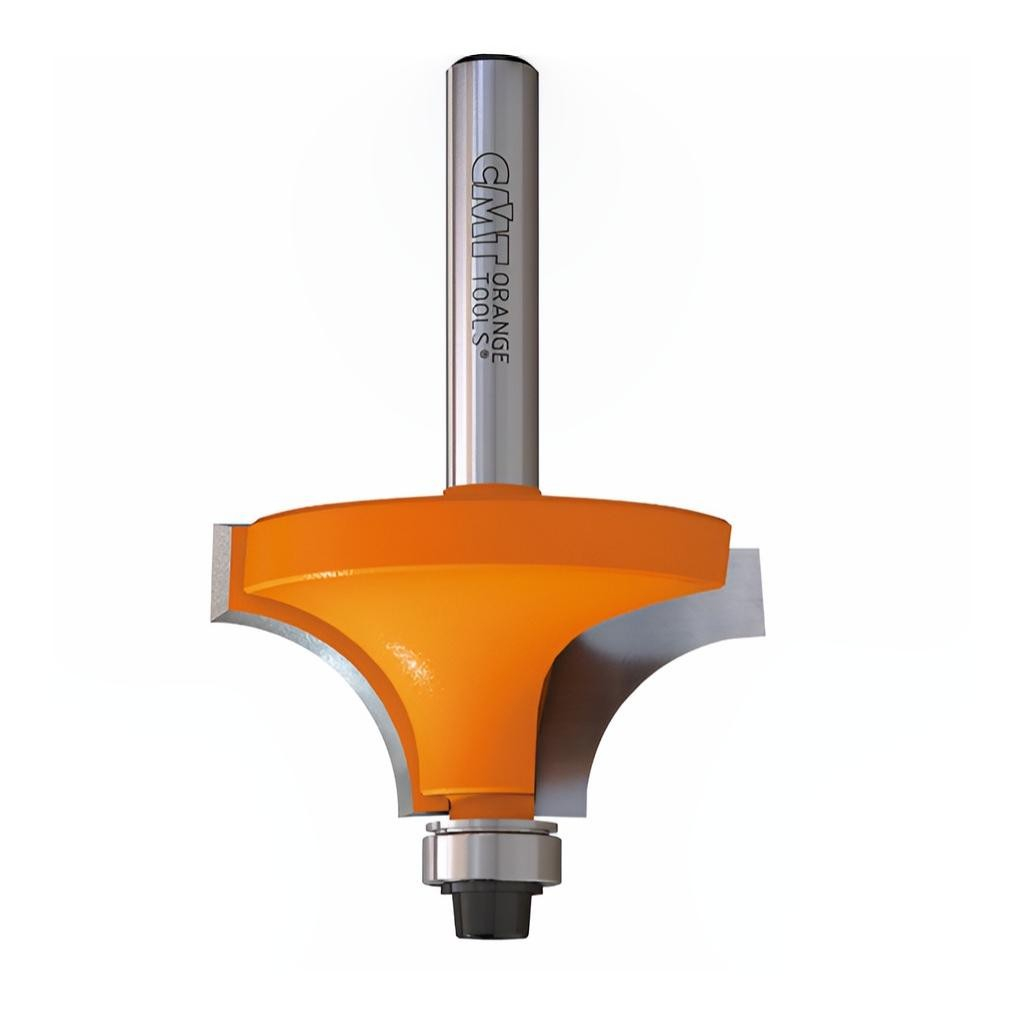 Фреза концевая CMT R3.2 мм, S8 D19.1 мм, I-12.7 мм, кромочная с нижним подшипником, 939.190.11