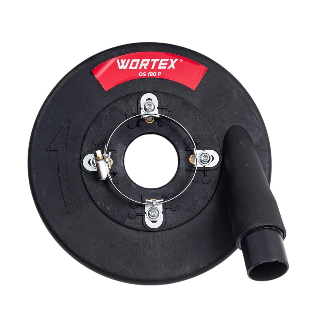 Кожух вытяжной для УШМ Wortex DS 180 P, 0323345, защитный, черный