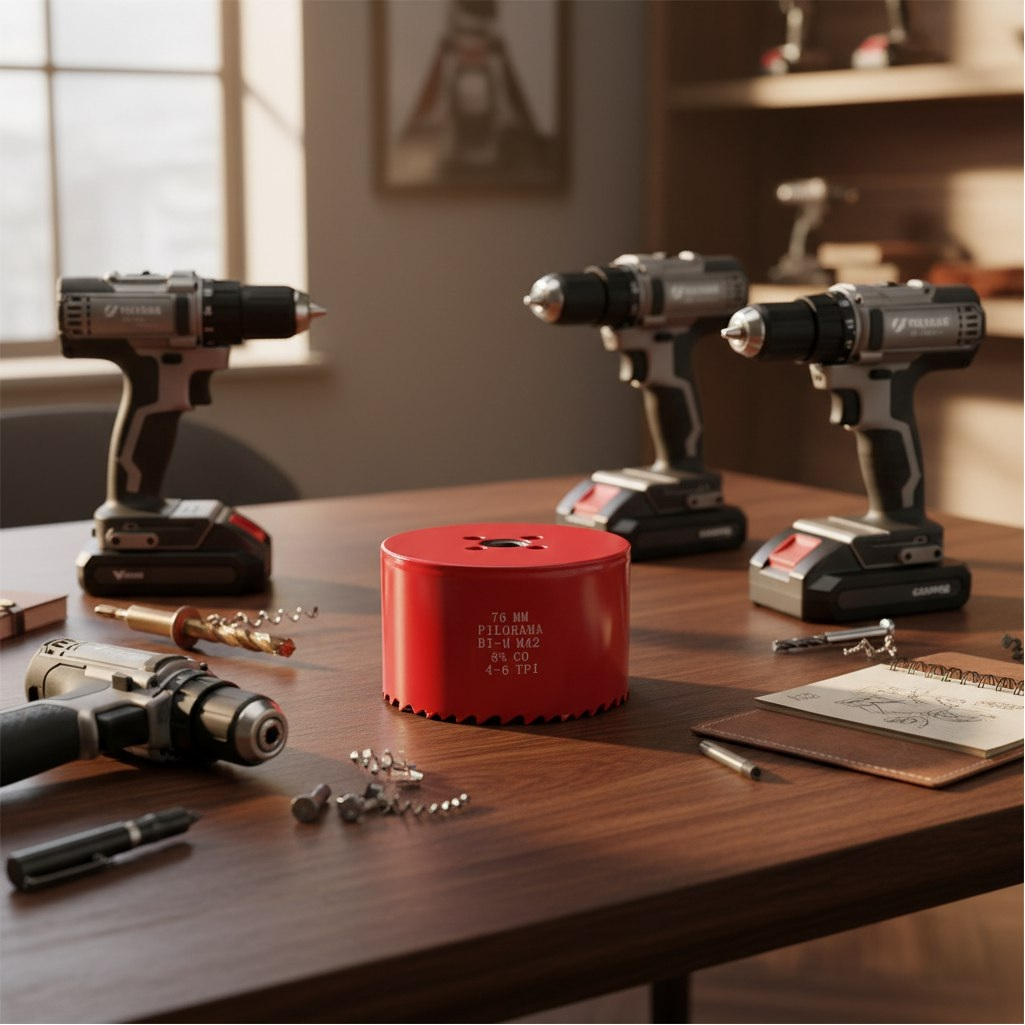 Коронка биметаллическая Pilorama Bi-Metall 570076, диаметр - 76 мм