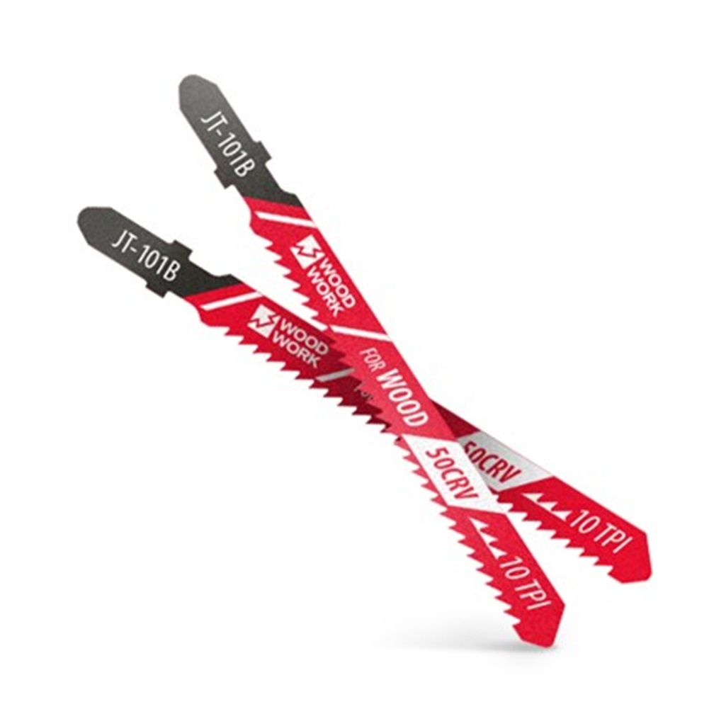 Пилки по дереву WoodWork JT-101B для лобзика, высокоуглеродистая сталь, 5 шт