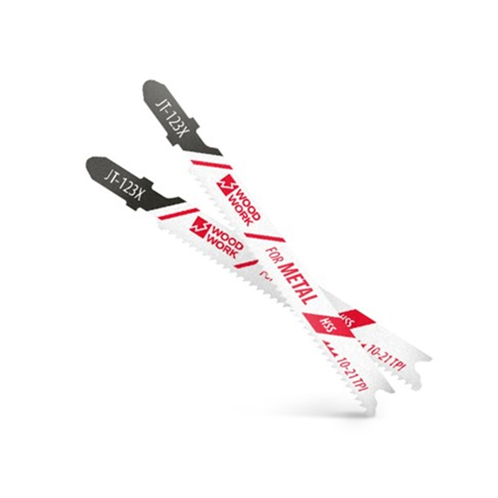 Пилки по металлу WoodWork JT-123X для лобзика, сталь HSS, 5 шт