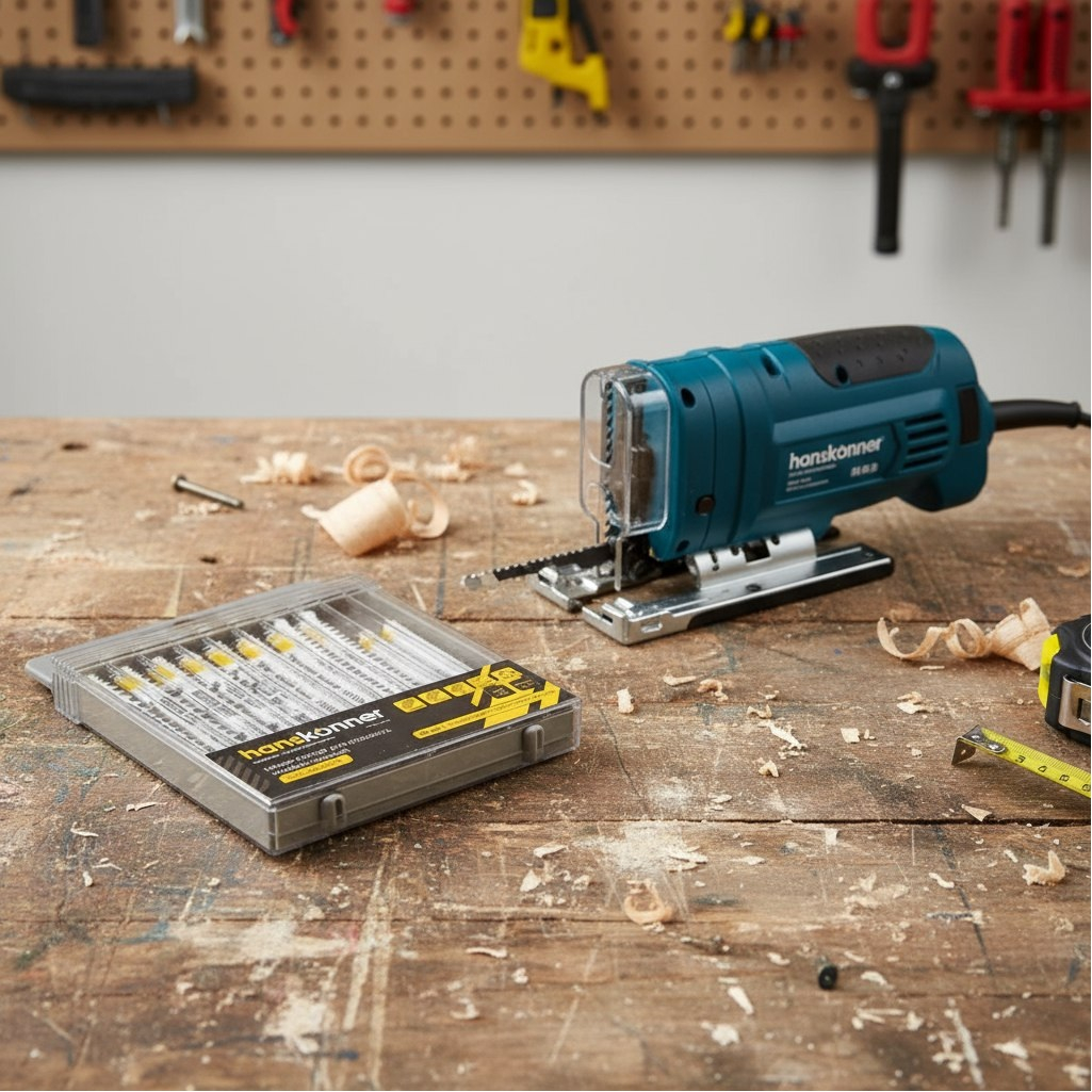 Набор пилок по дереву Hanskonner H10-UNISET1, в упаковке 10 штук