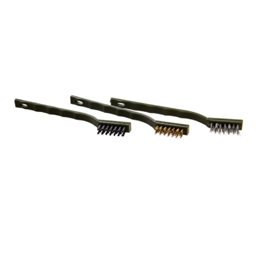 Набор щеток Кедр 152-0003, металл, пластиковая ручка, в упаковке 3 штуки