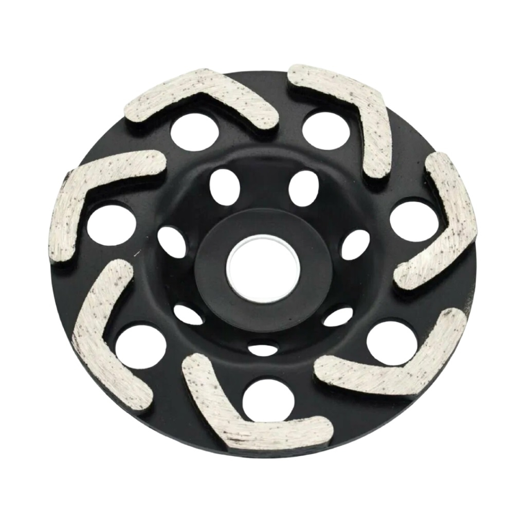 Чашка алмазная шлифовальная Росомаха 124125, Бумеранг, по бетону, 125х22.2 мм, финишная обработка