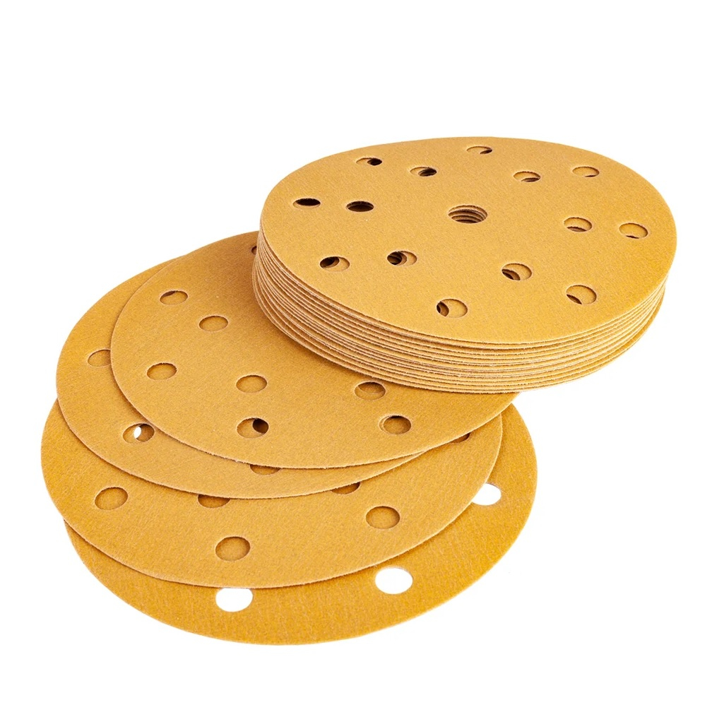 Диск шлифовальный Abraforce 90361, d 150 мм, зерно 100, для дерева, металла, в упаковке 5 штук