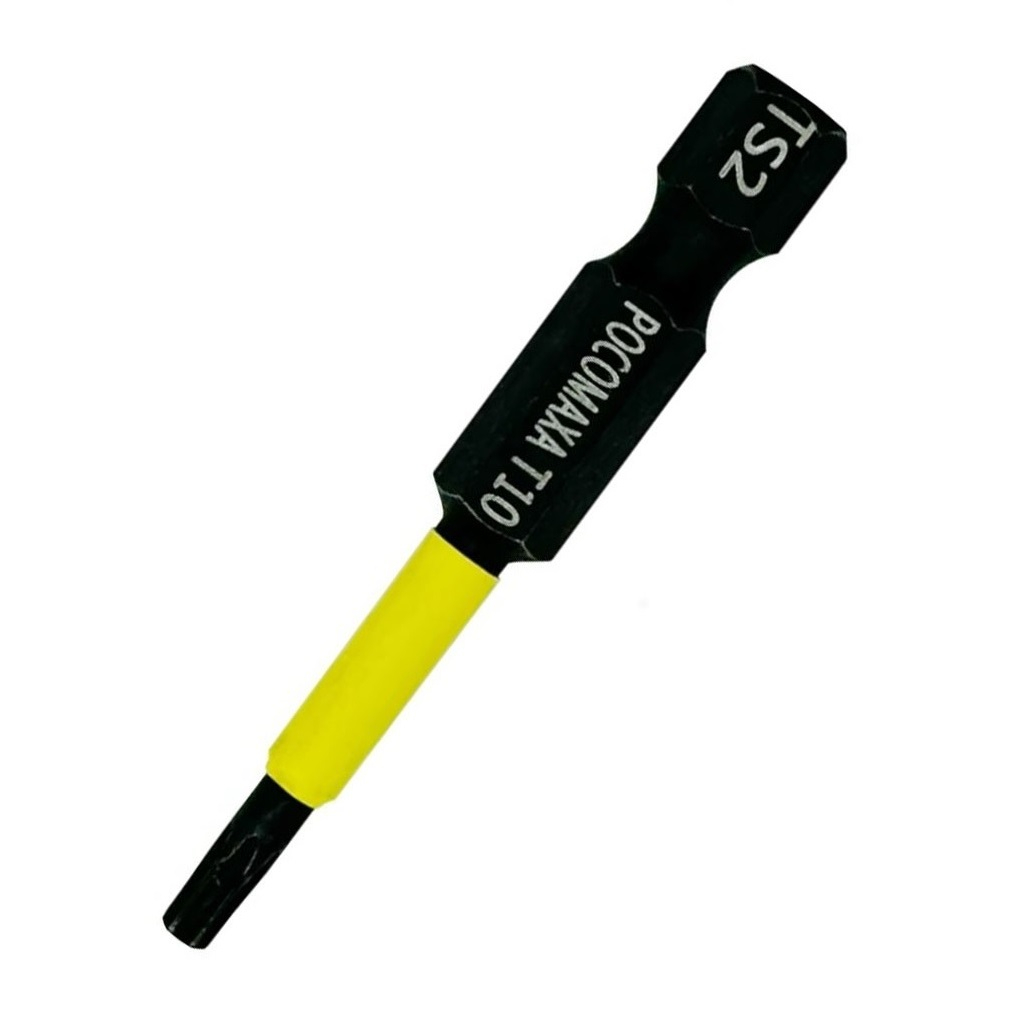 Бита магнитная ударная Росомаха TORX 331050, Т10, 50 мм, сталь, прецизионная точность