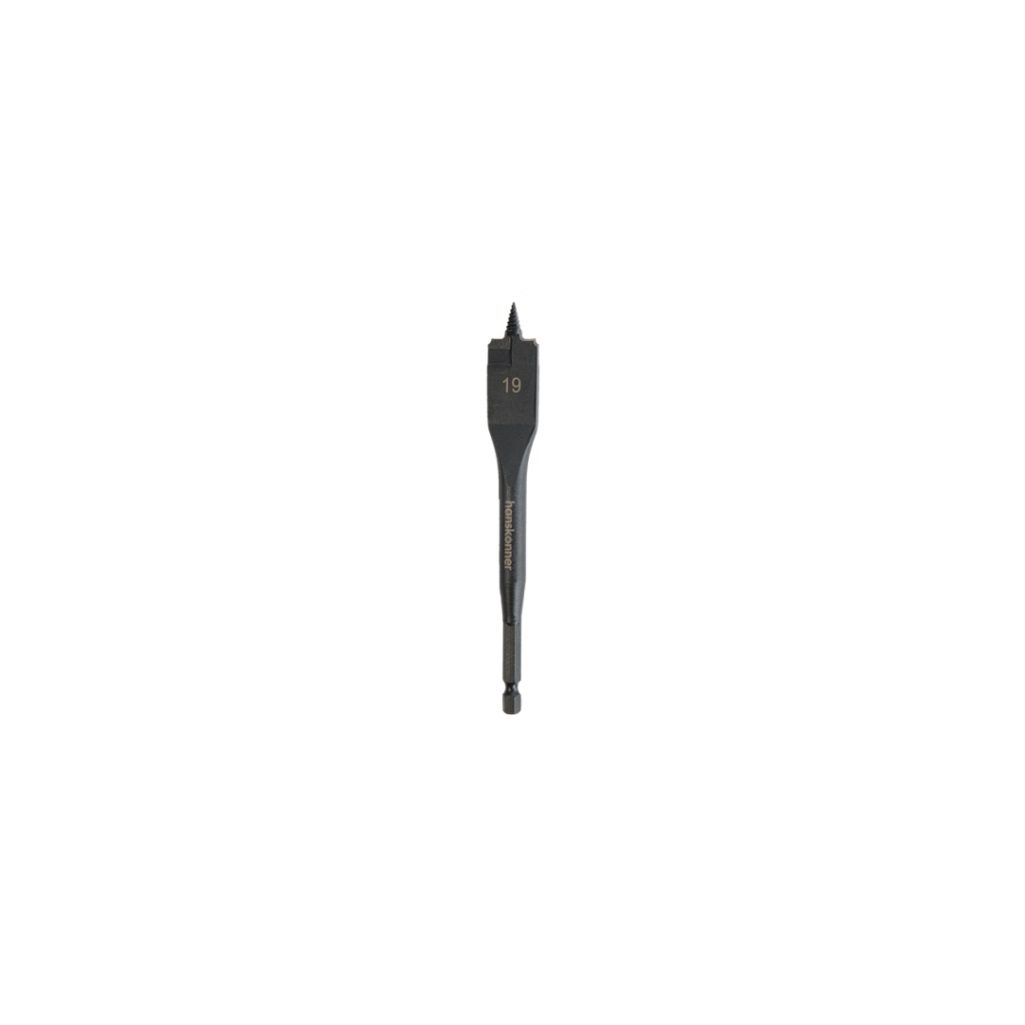 Сверло перовое Hanskonner Extreme H1055-07-19, 19 мм, длина 152 мм, по дереву, шестигранный хвостовик 1/4”