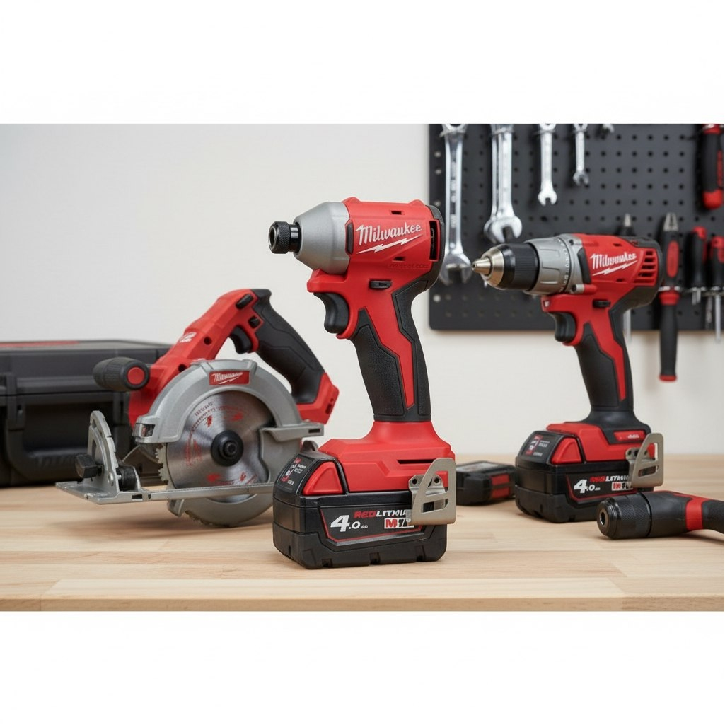 Винтоверт аккумуляторный Milwaukee M18 BLIDRCMC-402C, 18В, 192 Hм, 2 акк х 4Ah+з.у.