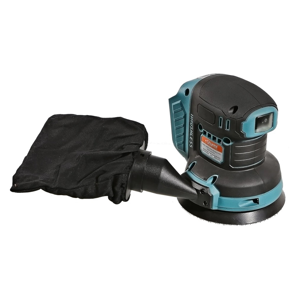 Машина шлифовальная эксцентриковая Sturm COS18125, 18В, без акк. и з.у, бесщеточный двигатель