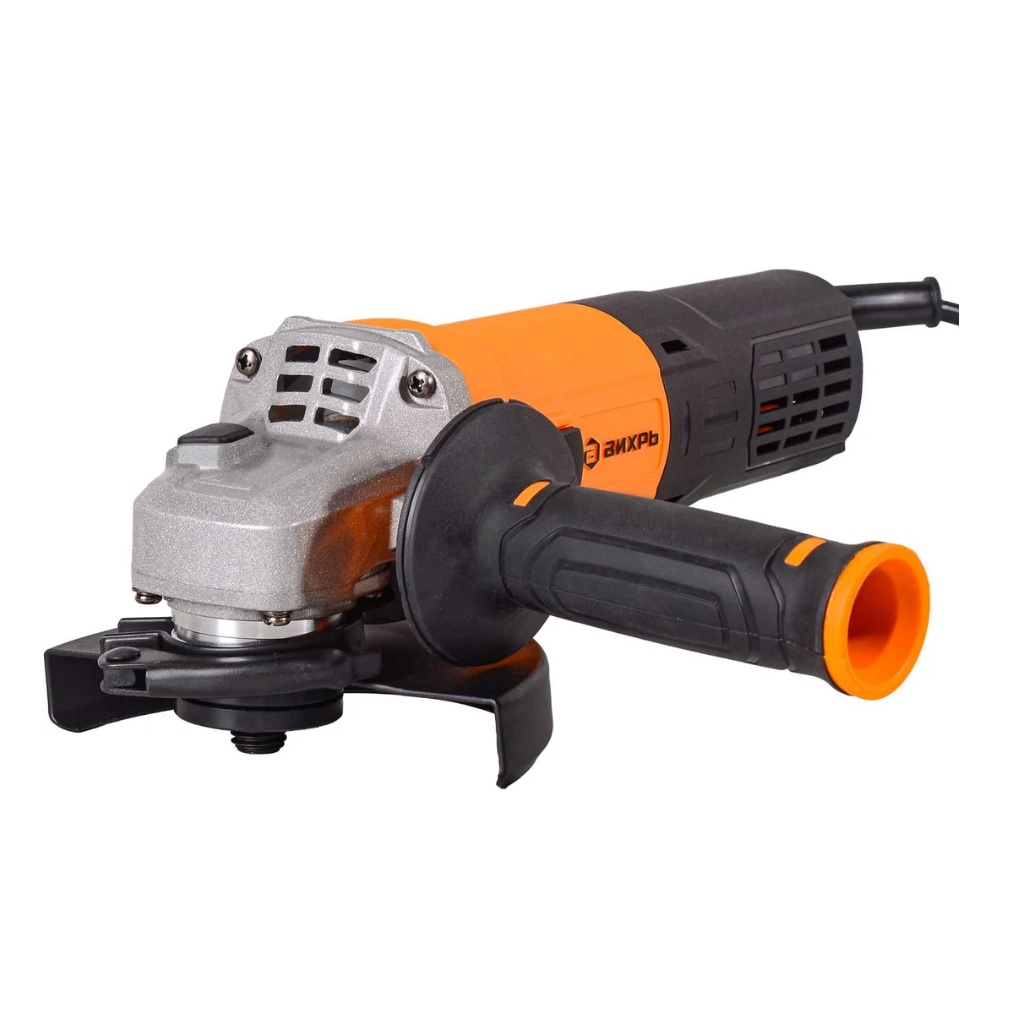 Угловая шлифовальная машина Вихрь УШМ-125/1400ЭПП, 125 мм, 22.2 мм, М14, блокировка шпинделя