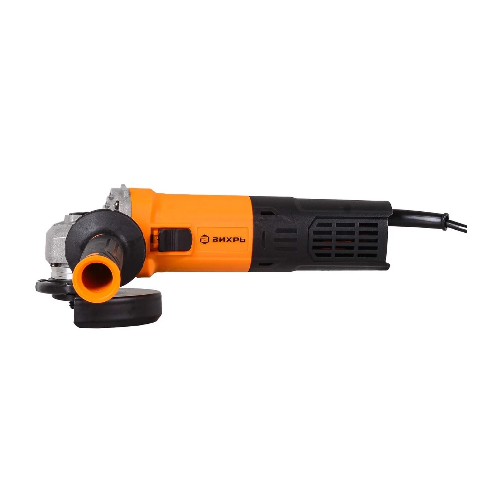 Угловая шлифовальная машина Вихрь УШМ-125/1400ЭПП, 125 мм, 22.2 мм, М14, блокировка шпинделя