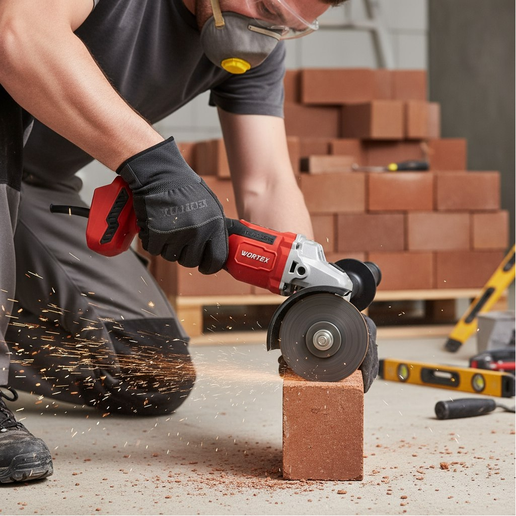 Машина шлифовальная Wortex CAG 1812-2 SE, аккумуляторная, 18В, 1 акк. х 4,0Ah + з.у